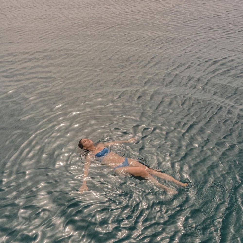 Lovers + Friends Cyan Bikini Set